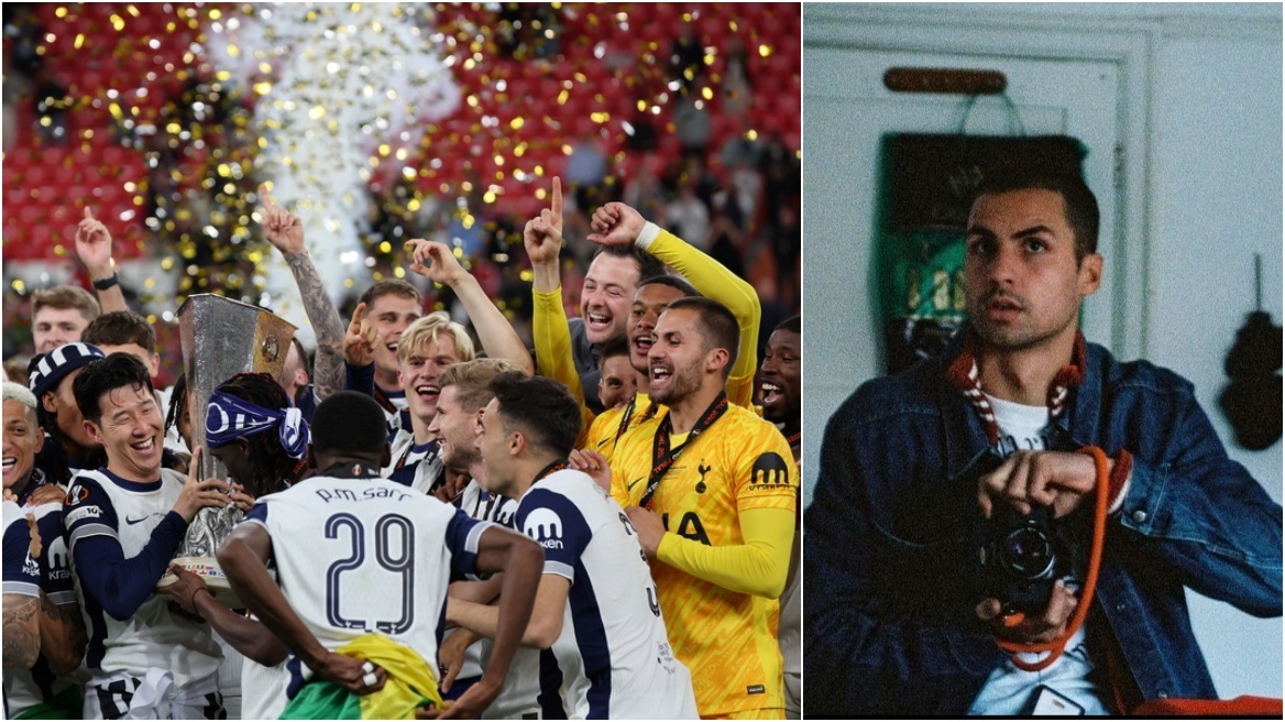 Έβγαλε τα γάντια και έπιασε την κάμερα: Ο τερματοφύλακας της Τότεναμ που έγινε φωτογράφος λίγους μήνες μετά τον θρίαμβο στο Europa League
