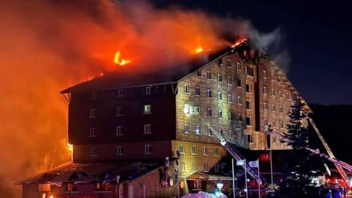 Τουρκία: Ισόβια σε 11 άτομα για τη φωτιά με τους 78 νεκρούς σε χιονοδρομικό κέντρο