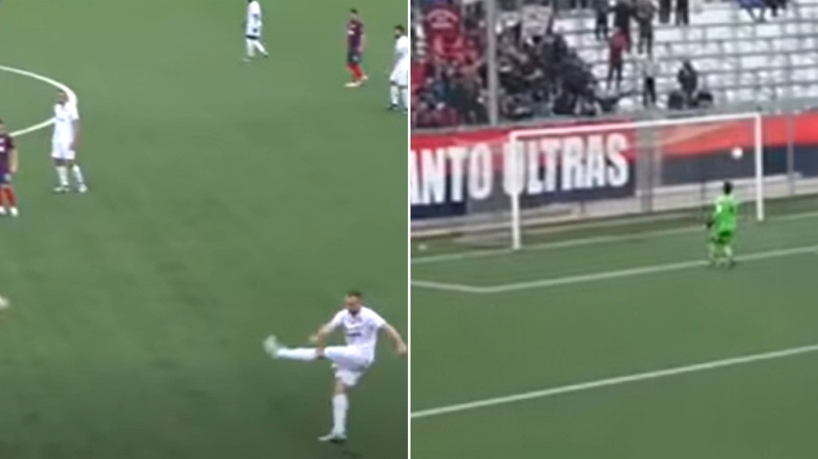 Απίθανο γκολ στην Ιταλία: Ήθελε να επιστρέψει την μπάλα για fair play αλλά... σκόραρε από τα 50 μέτρα 