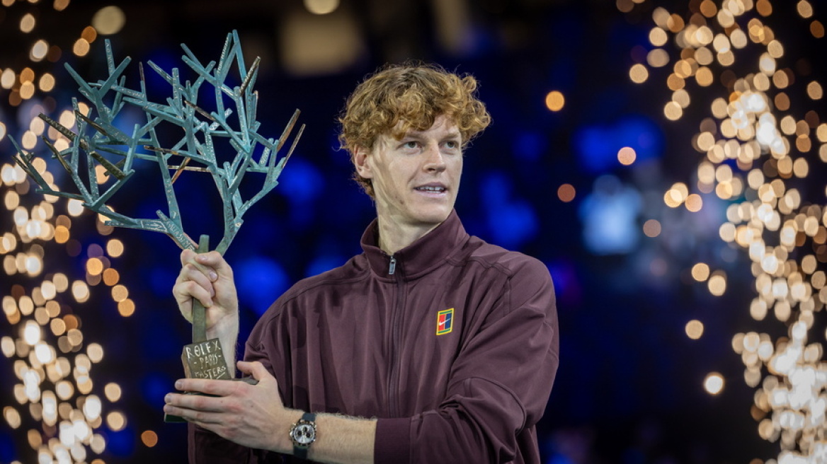 Paris Masters: Ο Σίνερ νίκησε τον Αλιασίμ, πήρε τον τίτλο και επέστρεψε στο Νο. 1 της παγκόσμιας κατάταξης - Βίντεο 
