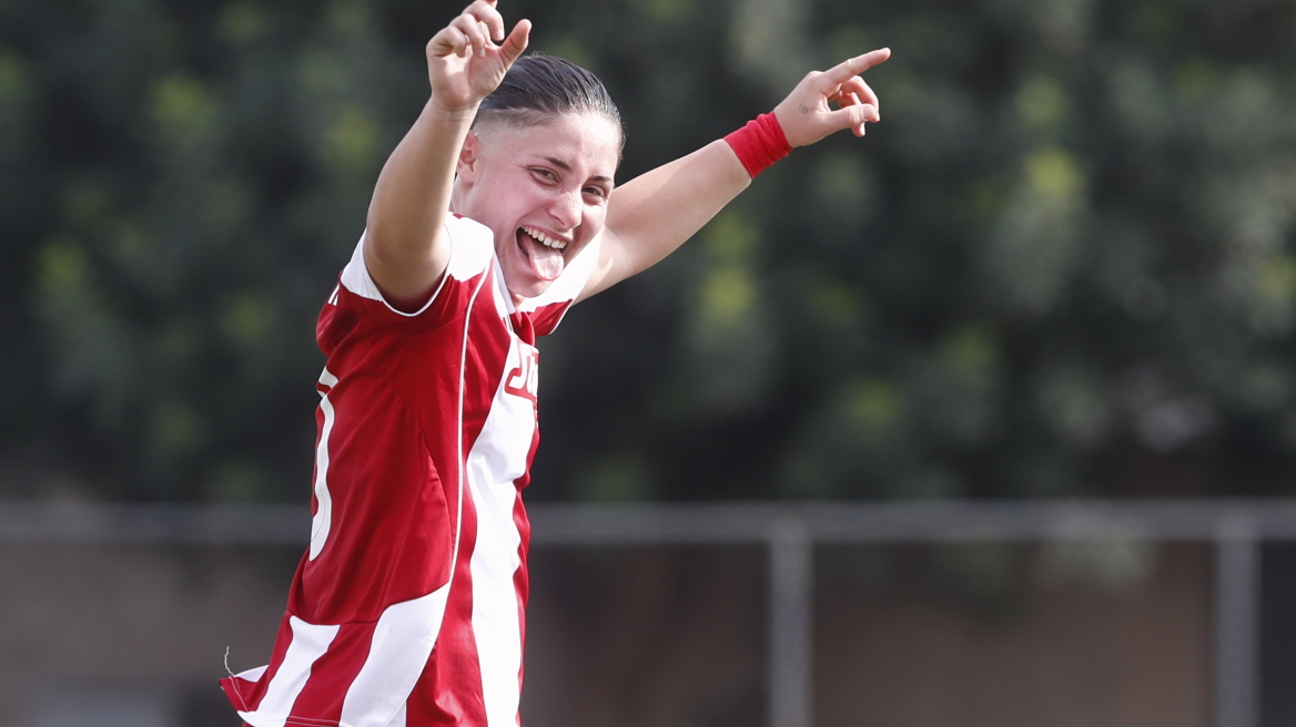 Ποδόσφαιρο γυναικών: Ο Ολυμπιακός 10-0 την Διεθνή Ακαδημία 3Β ΑΣ με καρέ τερμάτων της Βενιαμίν 