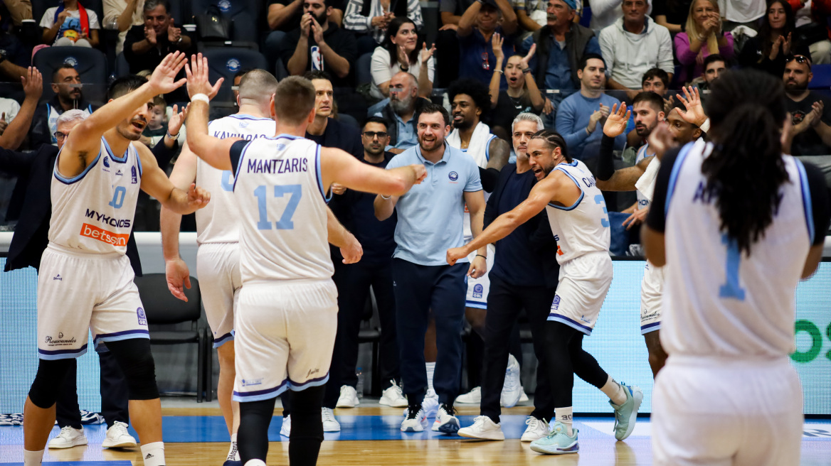 Μύκονος - Μαρούσι 77-75: Πρώτη εντός έδρας νίκη με φινάλε θρίλερ - Βίντεο