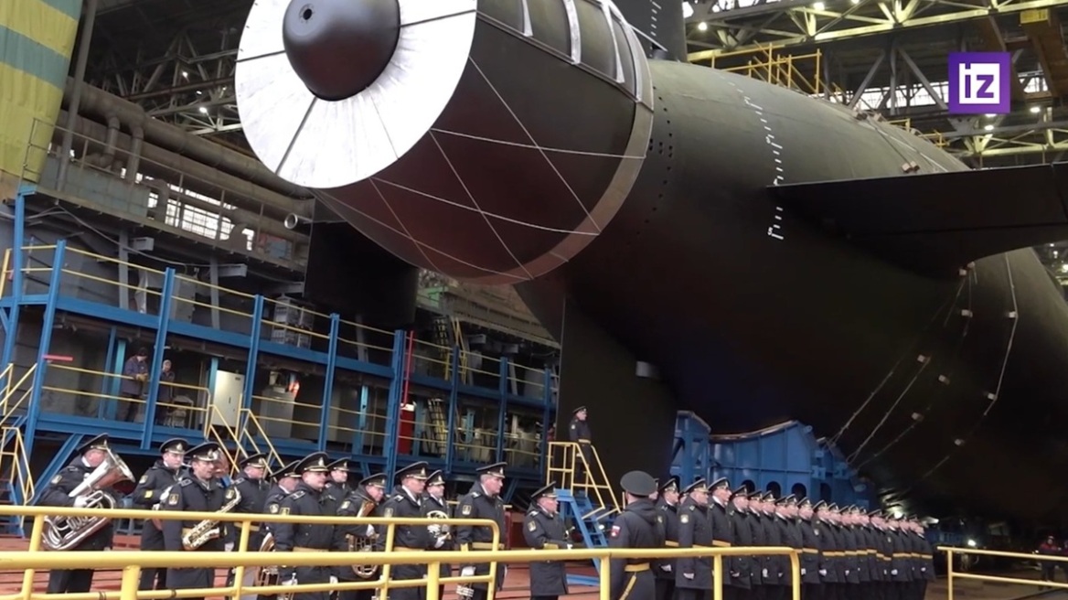 Ρωσία παρουσίασε το νέο πυρηνικό της υποβρύχιο, Khabarovsk - Μπορεί να μεταφέρει το «drone του ολέθρου» Poseidon Ρωσία παρουσίασε το νέο πυρηνικό της υποβρύχιο, Khabarovsk - Μπορεί να μεταφέρει το «drone του ολέθρου» Poseidon