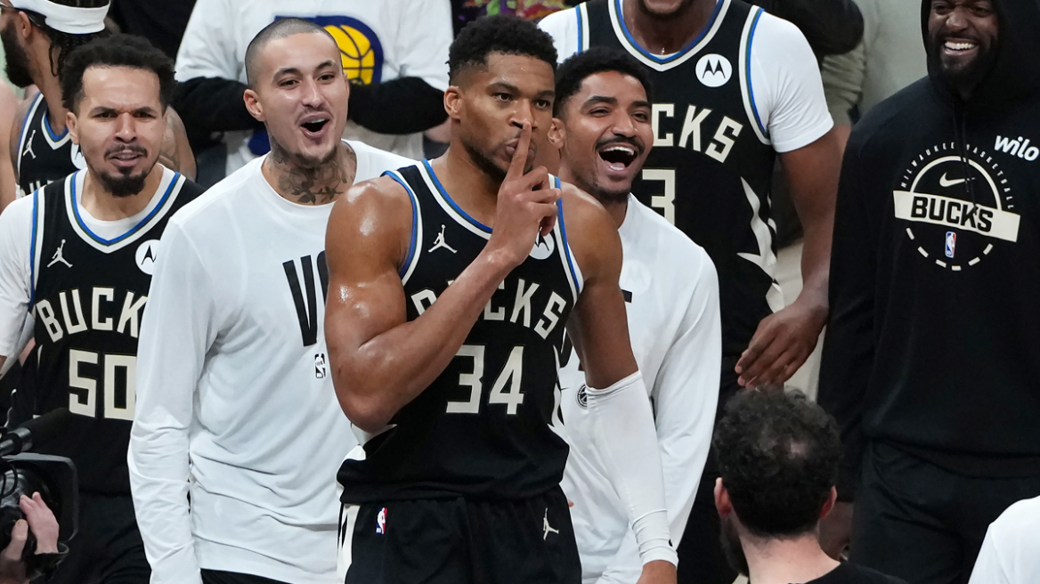 O Αντετοκούνμπο «ξέρανε» τους Πέισερς με καλάθι στο φινάλε για τη νίκη των Μπακς και έκανε νόημα στους φιλάθλους να σωπάσουν