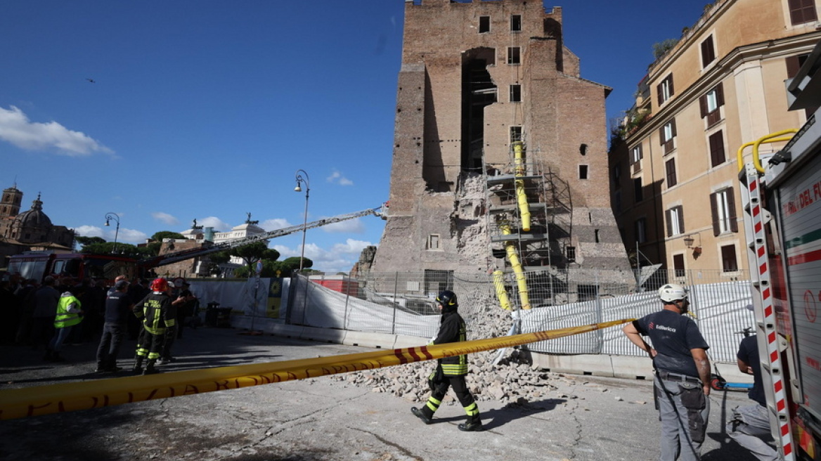 Κατάρρευση πύργου στη Ρώμη: «Όλα έτρεμαν, προσπαθήσαμε να σωθούμε» - Συγκλονίζει η μαρτυρία του τραυματία εργάτη