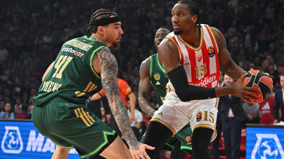 Euroleague: Η βαθμολογία μετά τη νίκη του Ερυθρού Αστέρα επί του Παναθηναϊκού - Πρώτοι οι Σέρβοι 