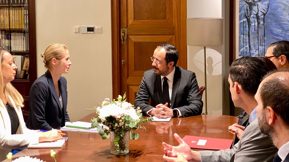 Το Κυπριακό και ο ρόλος της Κύπρου στη Μέση Ανατολή στο επίκεντρο της συνάντησης της συνάντησης Χριστοδουλίδη - Κάλλας