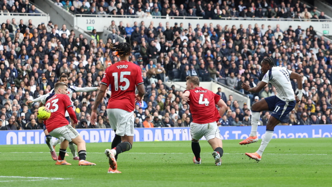 Η Γιουνάιτεντ στο 90'+6' έφυγε με την ισοπαλία (2-2) από την έδρα της Τότεναμ - Δείτε βίντεο