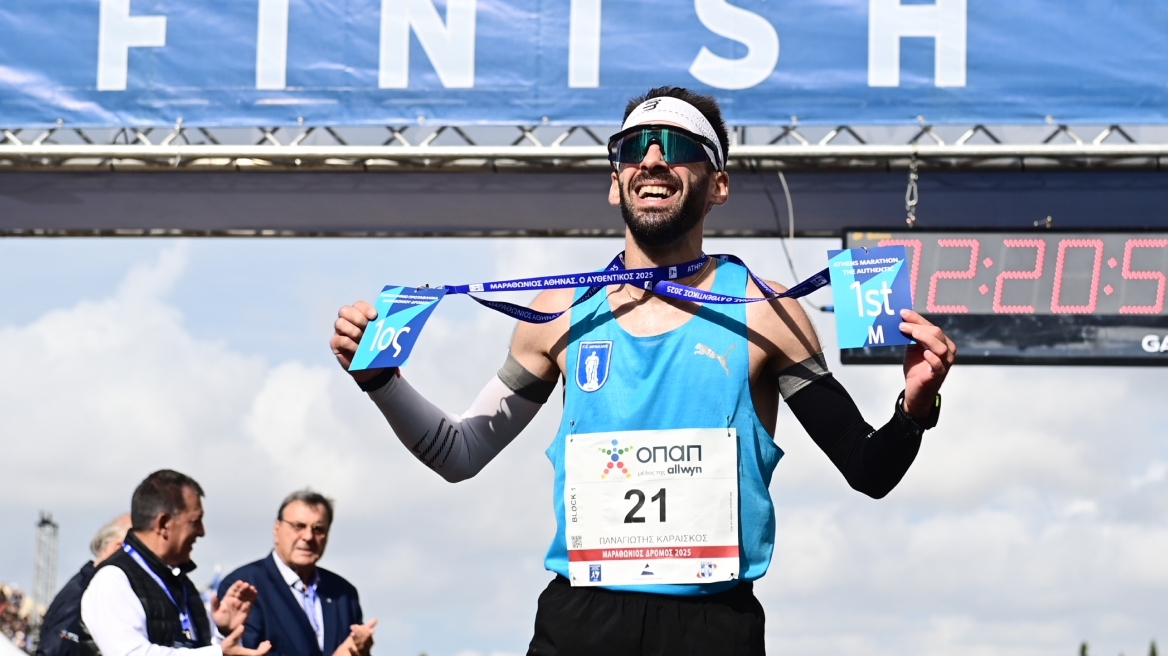 42ος Αυθεντικός Μαραθώνιος: Νικητής ο Παναγιώτης Καραΐσκος για δεύτερη φορά στην καριέρα του