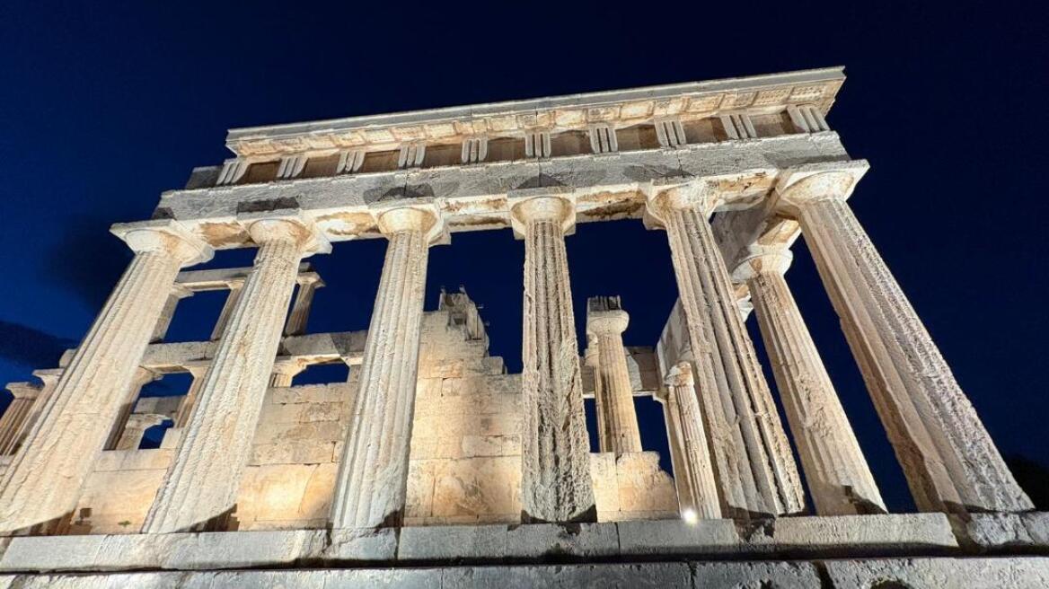 Ναός της Αφαίας: Με νυχτερινό φωτισμό, σύστημα πυροπροστασίας και αναβατόριο για ΑμεΑ αναβαθμίζεται  - θωρακίζεται το μνημείο της Αίγινας