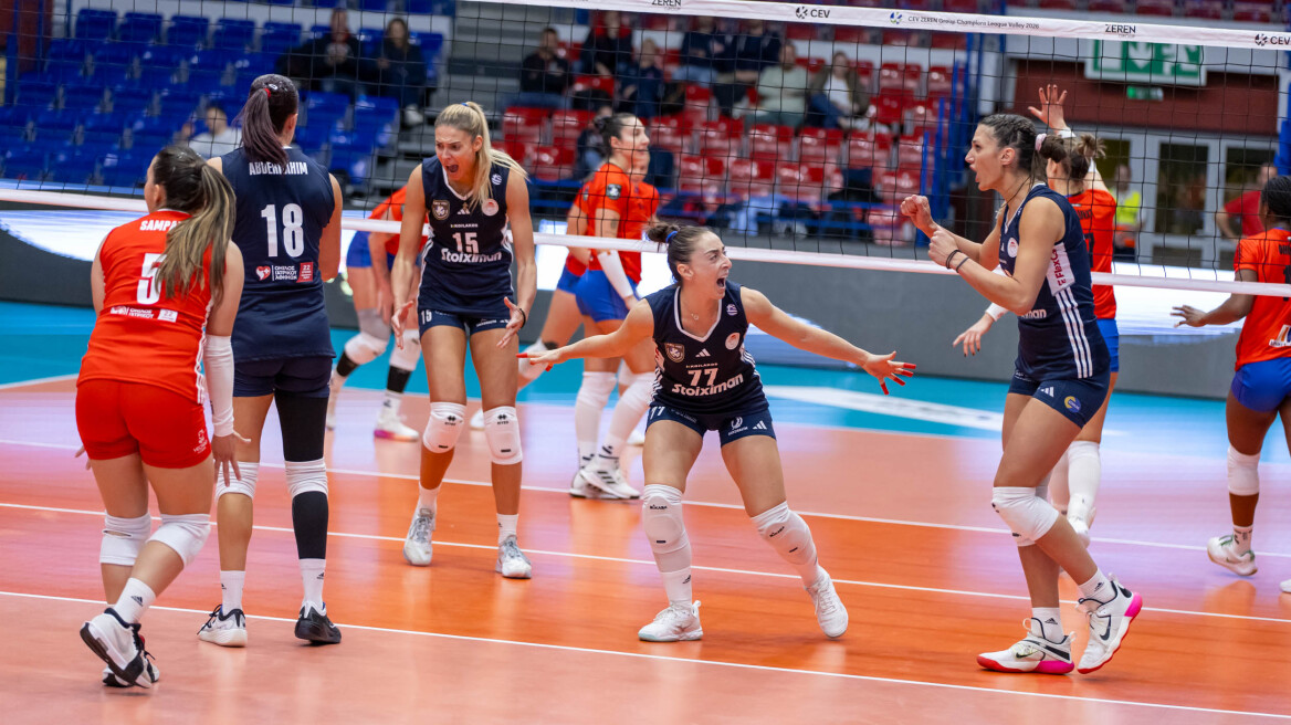 Champions League βόλεϊ γυναικών: Ιστορική πρόκριση του Ολυμπιακού στους ομίλους - Βίντεο