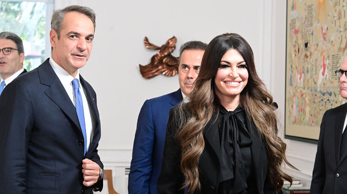 Στο Μαξίμου η Κίμπερλι Γκιλφόιλ - Δείτε φωτογραφίες
