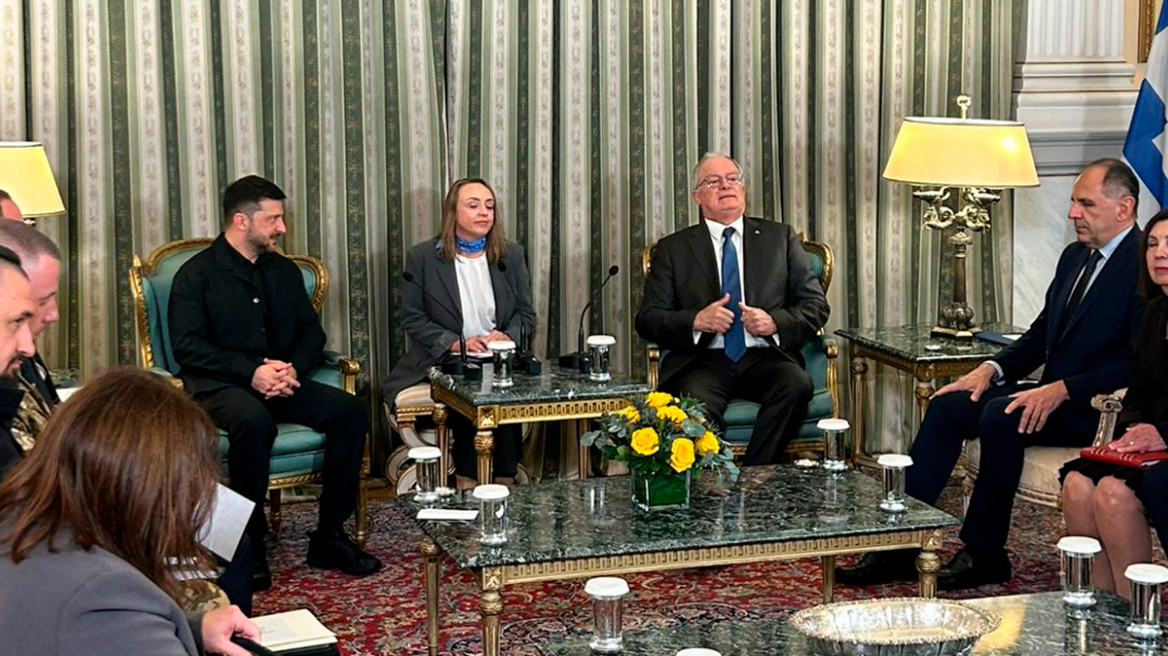 Ζελένσκι: Ευχαριστούμε για τη στήριξη, είμαστε ευγνώμονες στον ελληνικό λαό - Τασούλας: Η Ελλάδα δεν δέχεται την παραβίαση του διεθνούς δικαίου