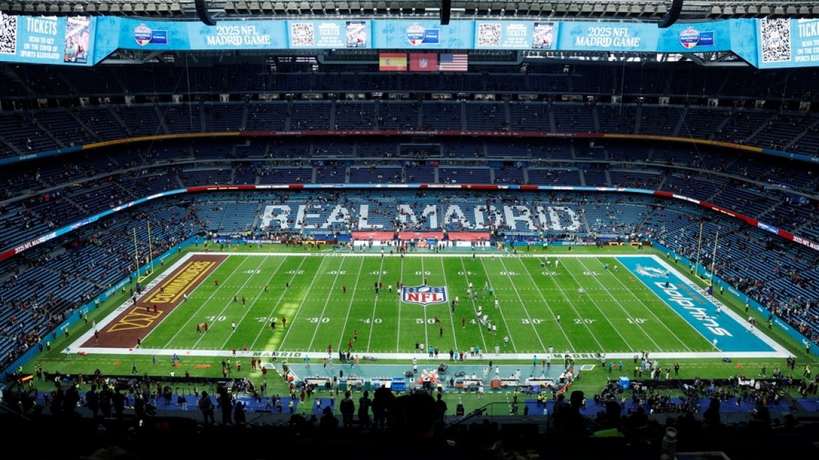 Το εντυπωσιακό timelapse βίντεο της «μεταμόρφωσης» του Σαντιάγο Μπερναμπέου σε γήπεδο NFL
