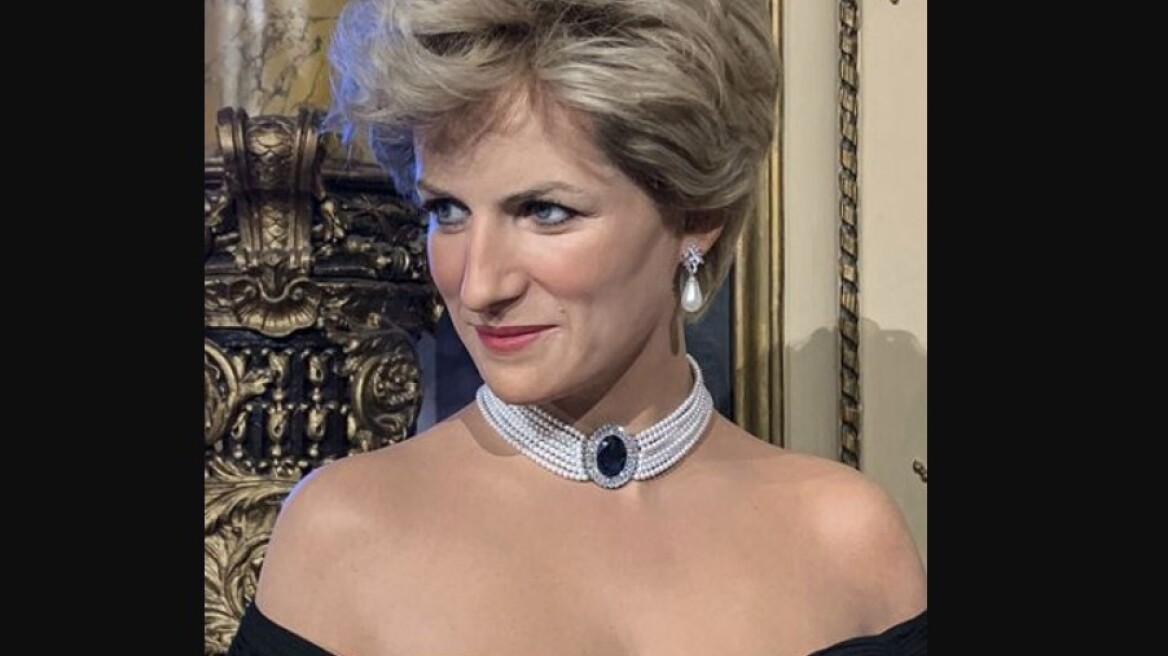 Με το εμβληματικο «μαύρο φόρεμα της εκδίκησης» το κέρινο ομοίωμα της Πριγκίπισσας Νταϊάνας στο Παρίσι - Δείτε βίντεο