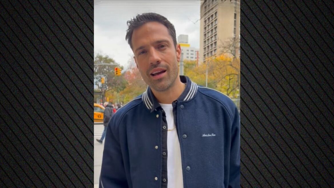 Ο Κωνσταντίνος Αργυρός έπεσε πάνω σε TikToker στο Μανχάταν, της... συστήθηκε και της είπε και ένα τραγούδι