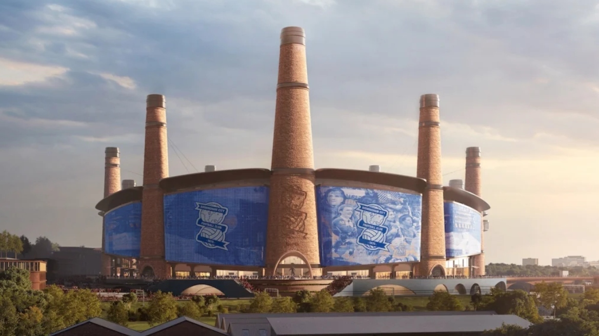 Μπέρμιγχαμ: Το νέο της γήπεδο θυμίζει εργοστάσιο και θα κοστίσει 1,3 δισ. ευρώ - Ο δημιουργός του Peaky Blinders βοήθησε στον σχεδιασμό