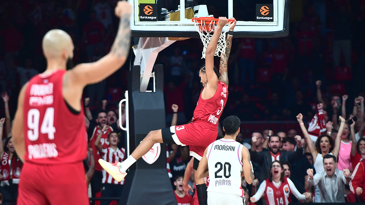 Ολυμπιακός - Παρί 98-86: Άγγιξε την κατοστάρα και επέστρεψε στις νίκες - Βίντεο