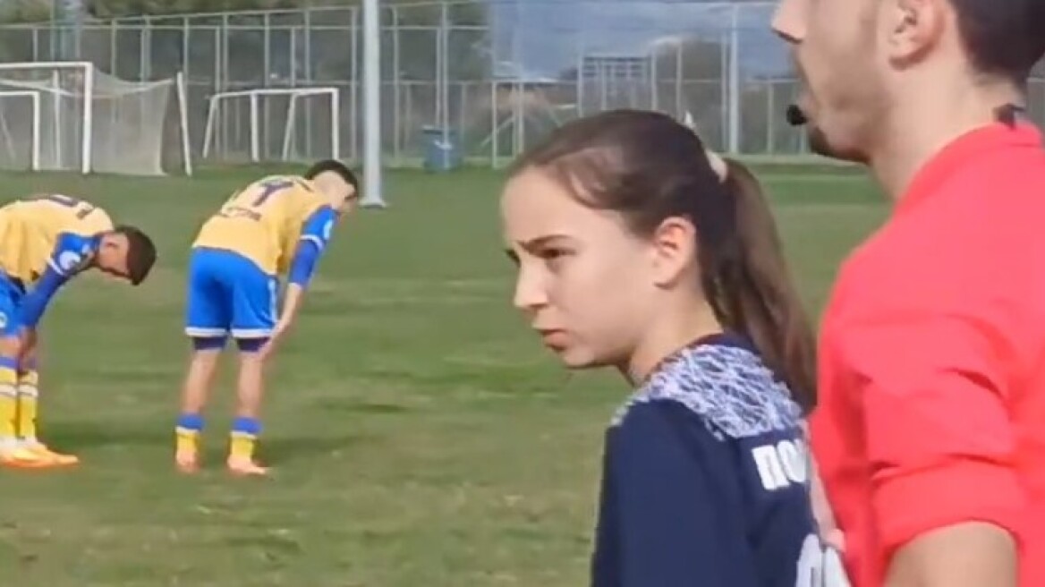Η 12χρονη Κατερίνα Πολυμέρου έκανε ντεμπούτο στη Women Football League - Δείτε βίντεο