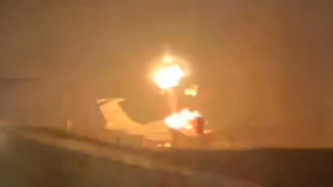 Η Ουκρανία ανατίναξε το μυστικό με εξελιγμένα όπλα λέιζερ αεροπλάνο της Ρωσίας - Δείτε βίντεο