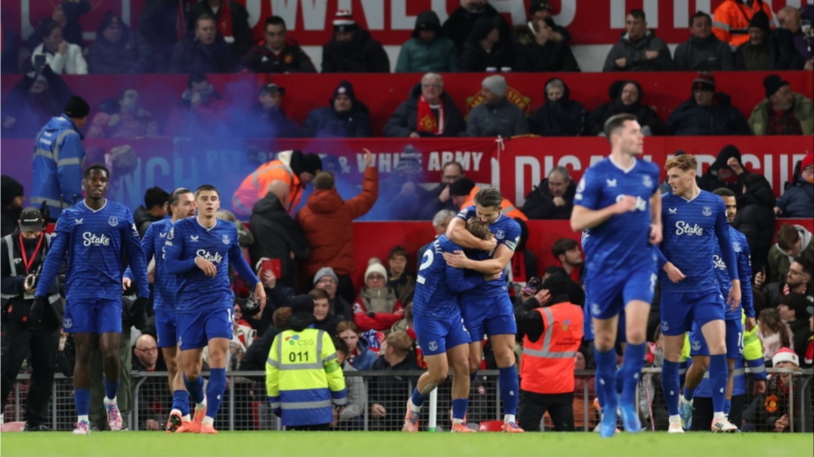 Premier League: «Χαστούκι» της Έβερτον μέσα στο «Ολντ Τράφορντ», 1-0 τη Γιουνάιτεντ - Δείτε το γκολ