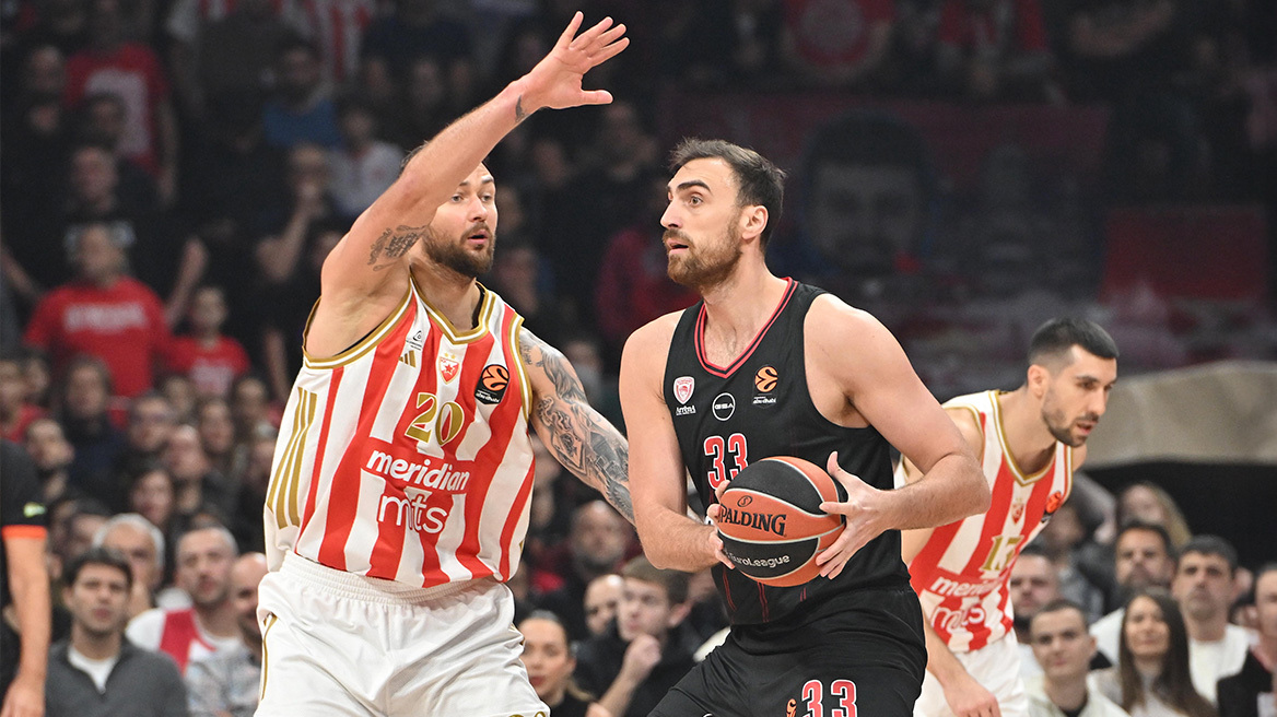 Ερυθρός Αστέρας-Ολυμπιακός 91-80: Κατέρρευσαν στο τέλος οι Πειραιώτες και έφυγαν ηττημένοι από το Βελιγράδι