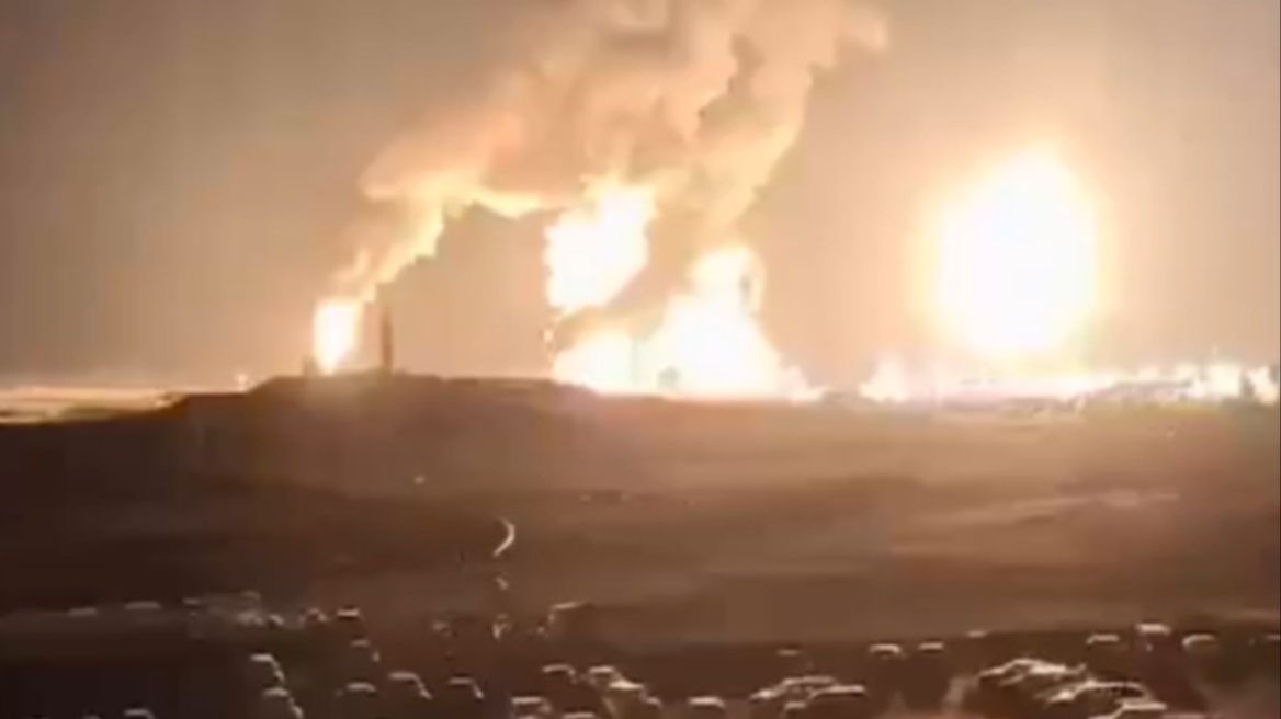 Πλήγμα drone σε κοίτασμα αερίου του Κουρδιστάν στο Ιράκ - Δείτε βίντεο