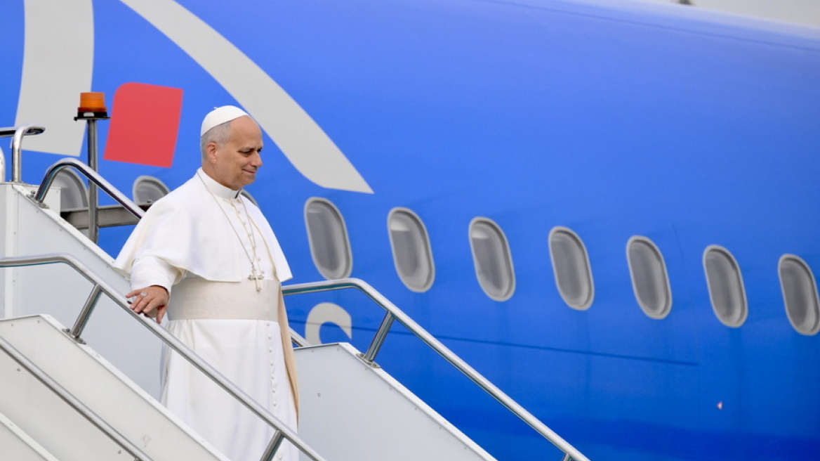 Έφτασε ο πάπας Λέων στην Άγκυρα
