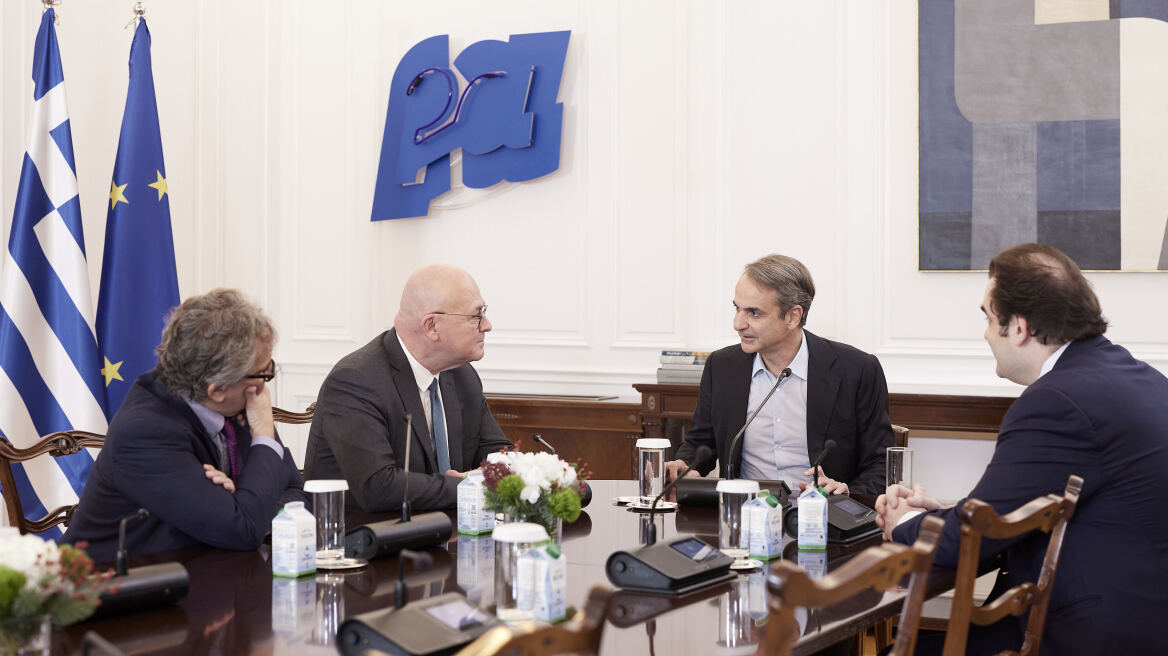 Συνάντηση Μητσοτάκη με τον Πρόεδρο και CEO της Euronext