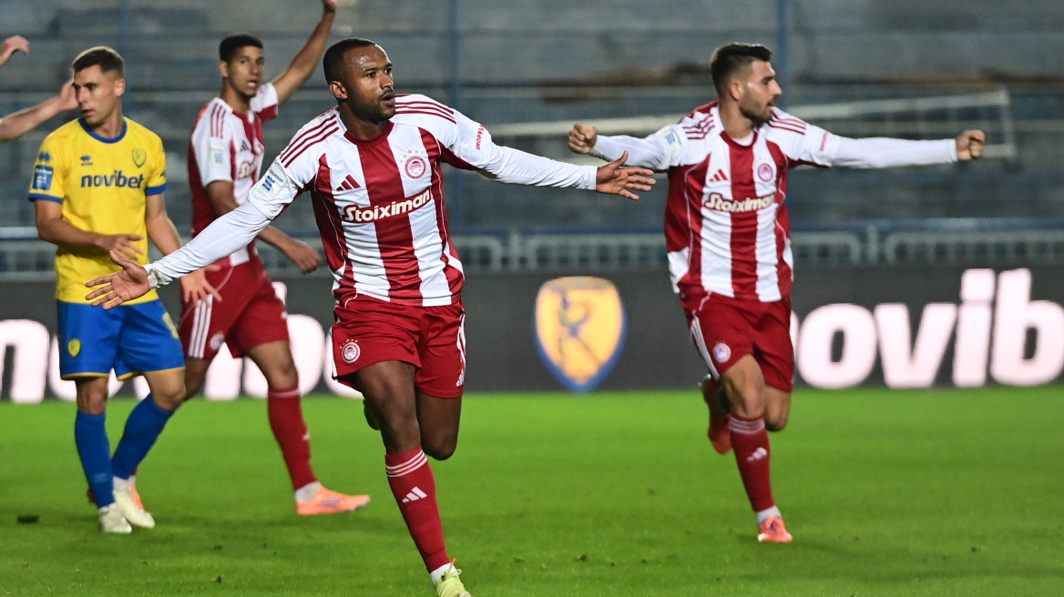 Παναιτωλικός - Ολυμπιακός 0-1: Αγχωτική νίκη με υπογραφή του Ελ Κααμπί - Δείτε το γκολ 