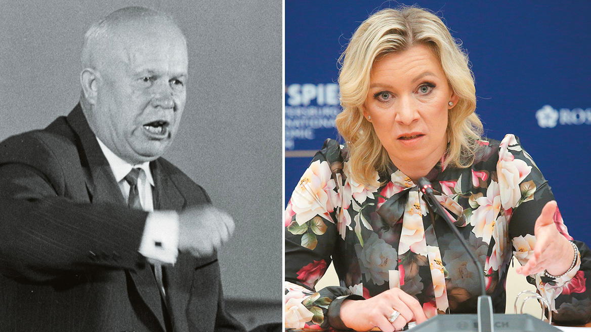 Ρωσία εναντίον Ελλάδας: Μια σχέση με απειλές από τη δεκαετία του '50 μέχρι σήμερα - Από τα πυρηνικά  του Χρουστσόφ στα drones της Ζαχάροβα
