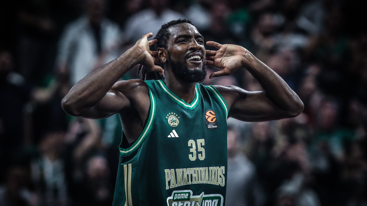 Φοβερός Κένιθ Φαρίντ: Κέρδισε τον τίτλο του MVP του Νοεμβρίου στη Euroleague ο σέντερ του Παναθηναϊκού 