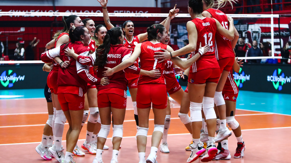 Έγραψαν ιστορία στο Τσάμπιονς Λιγκ βόλεϊ τα κορίτσια του Ολυμπιακού: Με τρομερή ανατροπή κέρδισαν 3-2 σετ την Ετσατσίμπασι