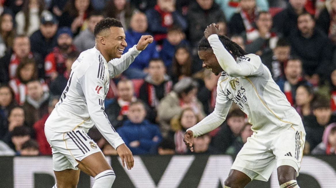 Αθλέτικ Μπιλμπάο - Ρεάλ Μαδρίτης 0-3: Με μαγικό Εμπαπέ επέστρεψε στις νίκες στη La Liga, δείτε τα γκολ 