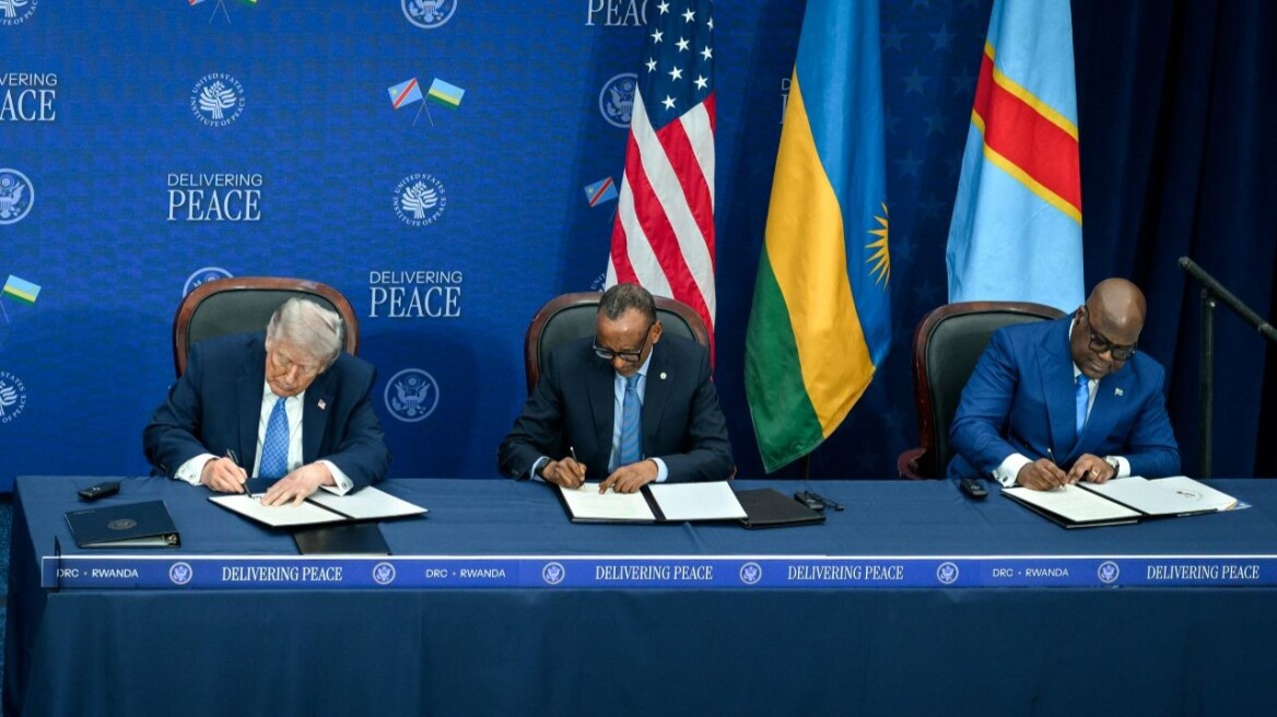 Ο Τραμπ υπέγραψε ειρηνευτική συμφωνία με τους ηγέτες του Κονγκό και της Ρουάντας... ενώ οι μάχες συνεχίζονται
