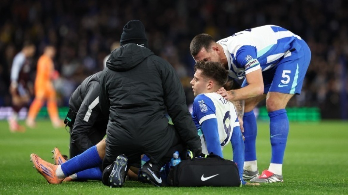 Μπράιτον: Ρήξη πρόσθιου χιαστού και τέλος η σεζόν για τον Στέφανο Τζίμα 