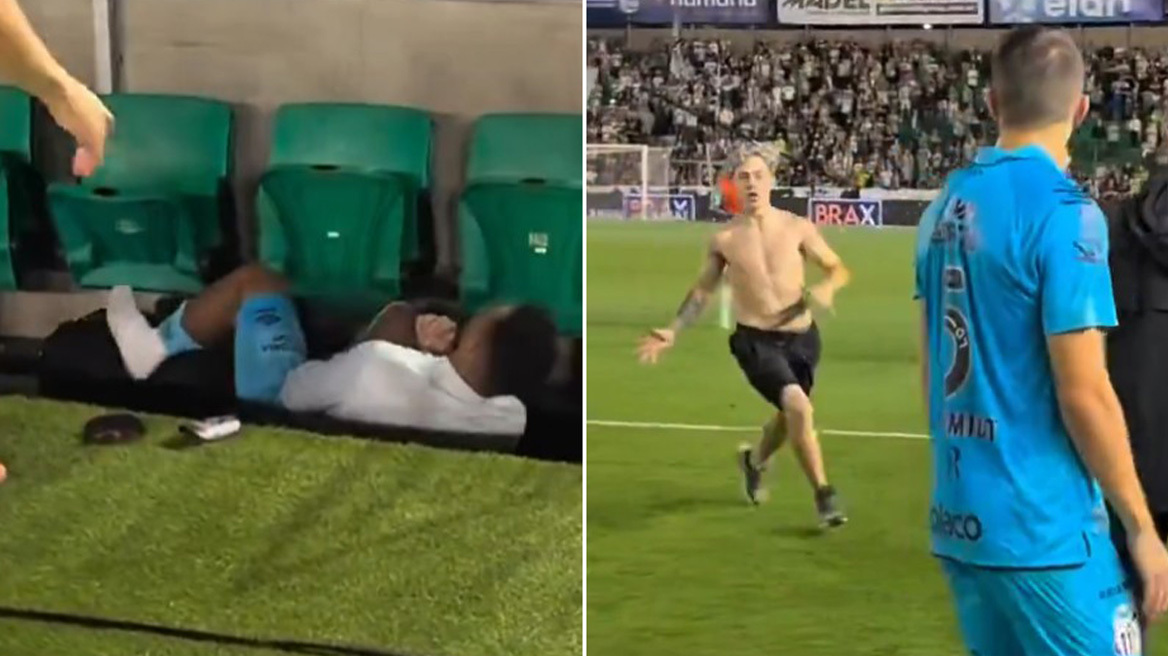 Βίντεο: Νεαρός μπήκε στο γήπεδο για να φωτογραφηθεί με τον Νεϊμάρ και... τραυμάτισε παίκτη της Σάντος