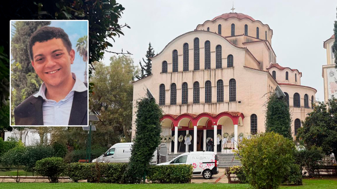 Οδύνη και λευκά τριαντάφυλλα στην κηδεία του 24χρονου Σωτήρη που σκοτώθηκε στο τροχαίο στη Λούτσα, συντετριμμένη η μητέρα του