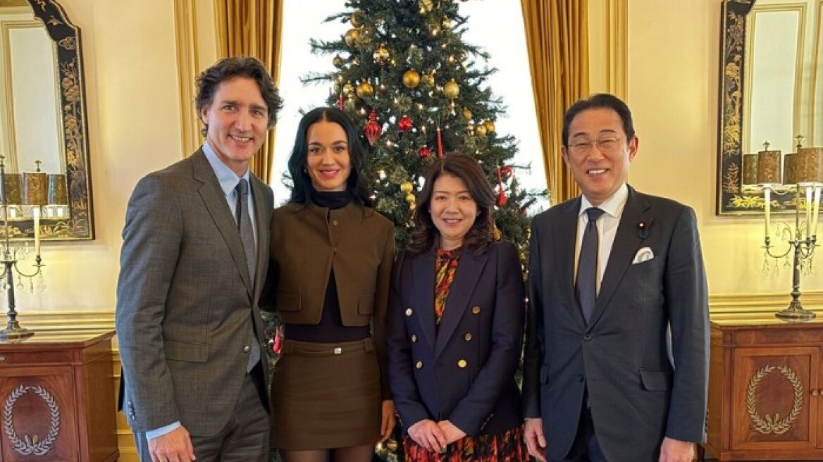 Στην Ιαπωνία η πρώτη «πολιτική εμφάνιση» της Κέιτι Πέρι στο πλευρό του Τριντό