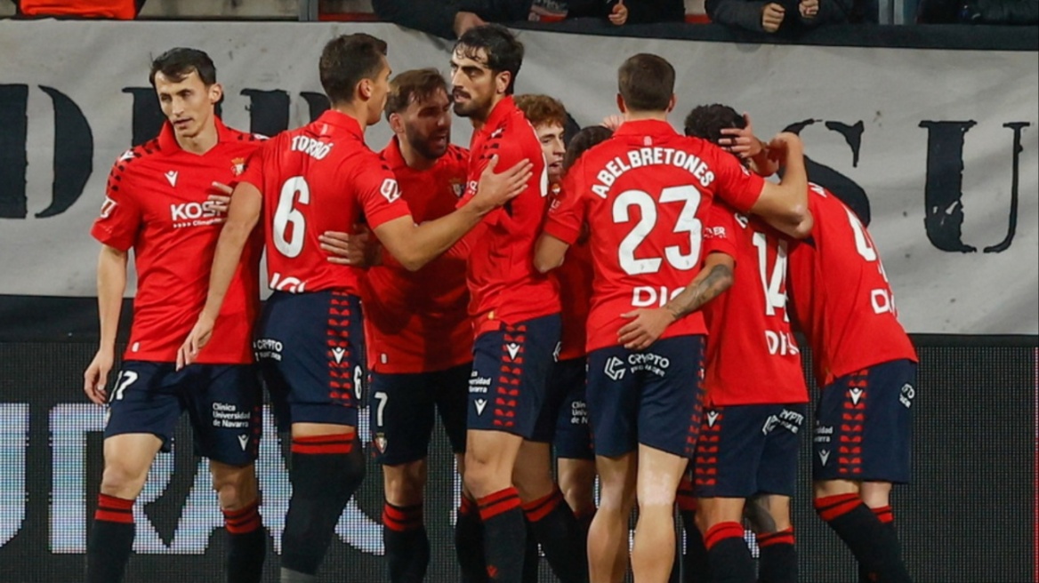 La Liga: Τρίποντο «ανάσα» μετά από 2 μήνες η Οσασούνα, 2-0 τη Λεβάντε 