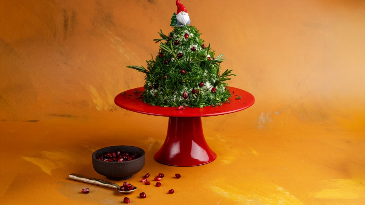 Χριστουγεννιάτικο «δέντρο γεύσης»: Πώς θα φτιάξετε το πιο εντυπωσιακό dip για το γιορτινό τραπέζι