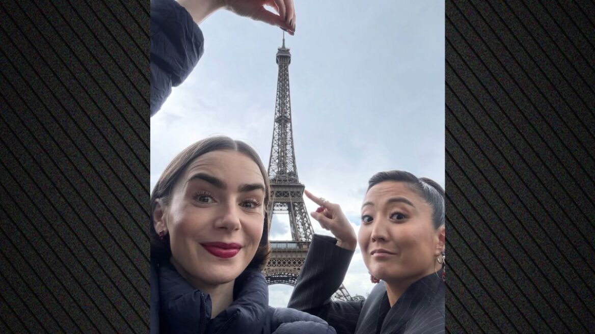 Η Λίλι Κόλινς δημοσίευσε backstage φωτογραφίες από την πέμπτη σεζόν του Emily in Paris