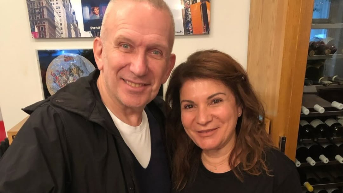 Η Αργυρώ Μπαρμπαρίγου συνάντησε τον Ζαν Πολ Γκοτιέ