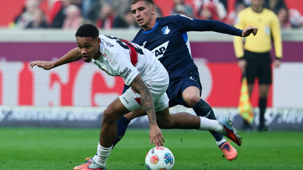 Bundesliga: Χόφενχαϊμ, Στουτγάρδη και Άιντραχτ έχασαν έδαφος στη μάχη της τετράδας, δείτε τα γκολ