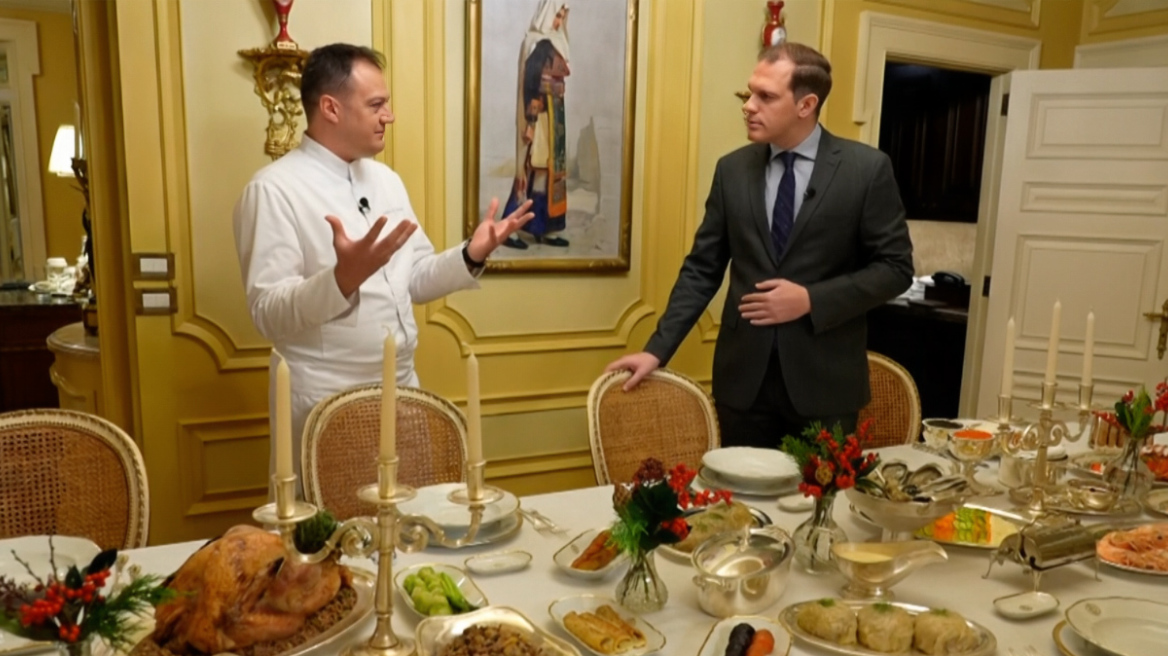 Στο «Μεγάλη Βρεταννία» με τον executive chef: Το μενού των εορτών, τα μυστικά και οι ιστορίες του εμβληματικού ξενοδοχείου
