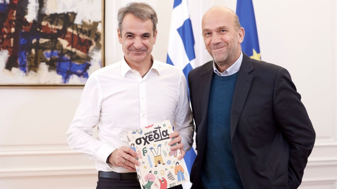 Κυριάκος Μητσοτάκης: Συναντήθηκε με τον ιδρυτή του περιοδικού δρόμου «Σχεδία» Χρήστο Αλεφάντη 