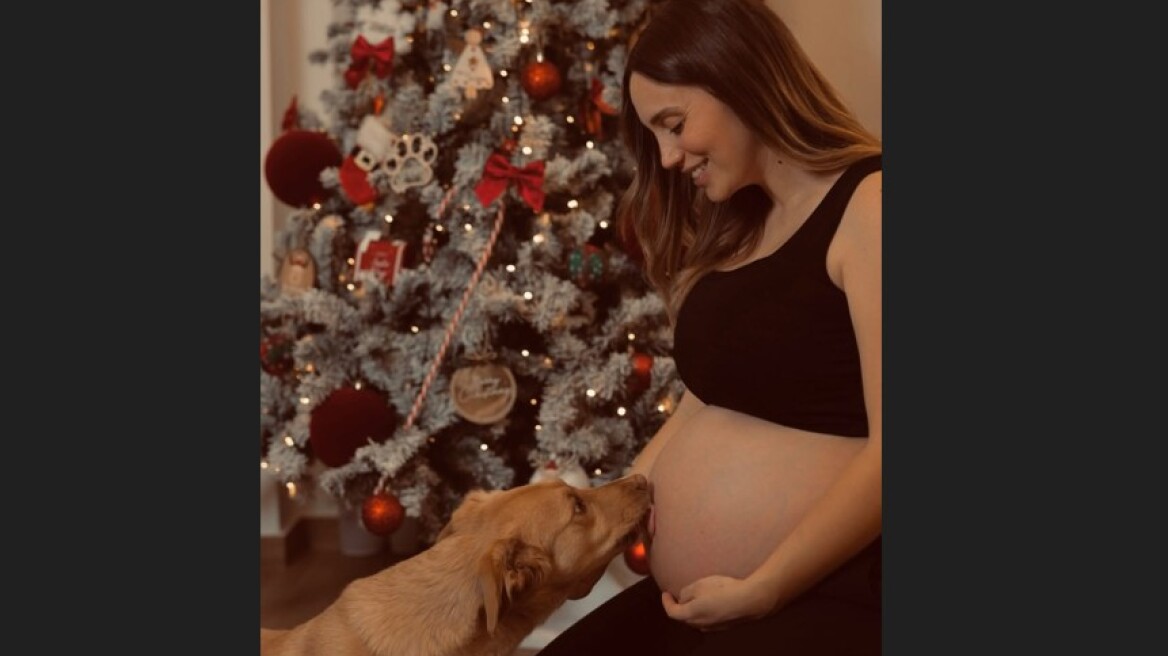 H Άννα Κορακάκη ανέβασε νέα φωτογραφία με φουσκωμένη κοιλίτσα
