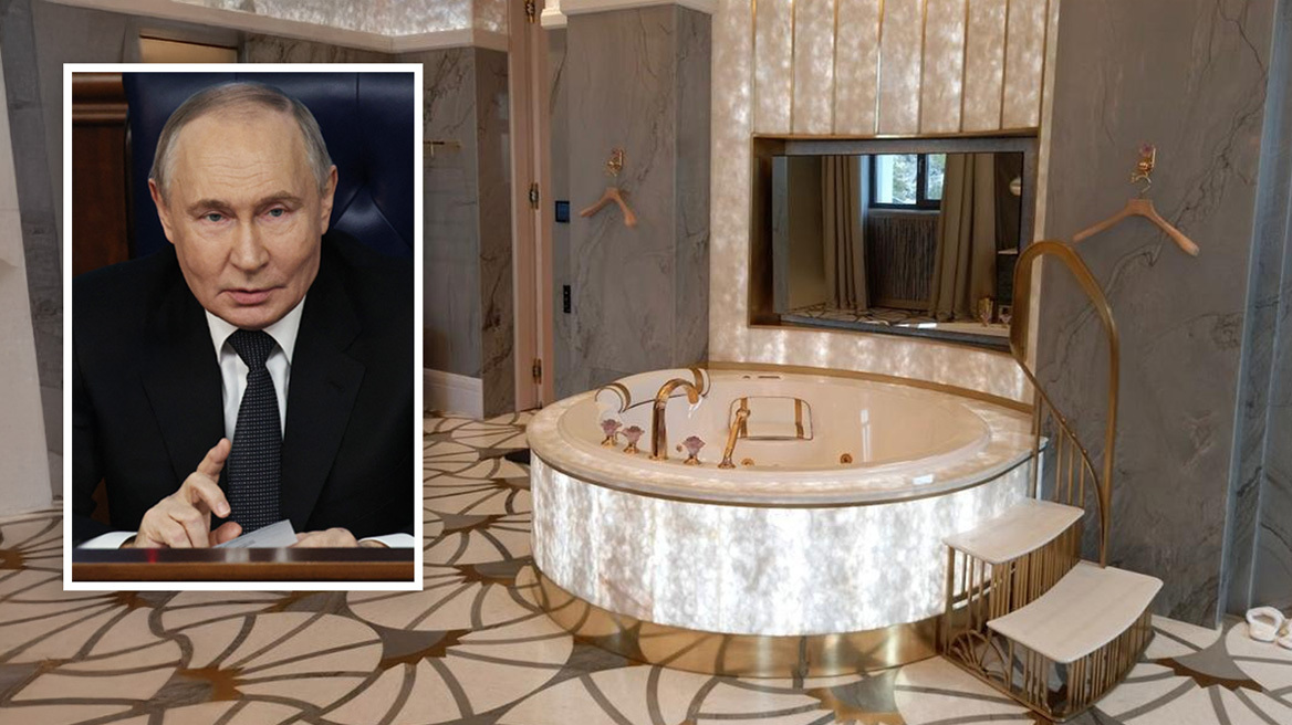 Το νέο παλάτι του Πούτιν στην Κριμαία: Χλιδή και πολυτέλεια στην εξοχική κατοικία του Ρώσου προέδρου, βίντεο και φωτογραφίες