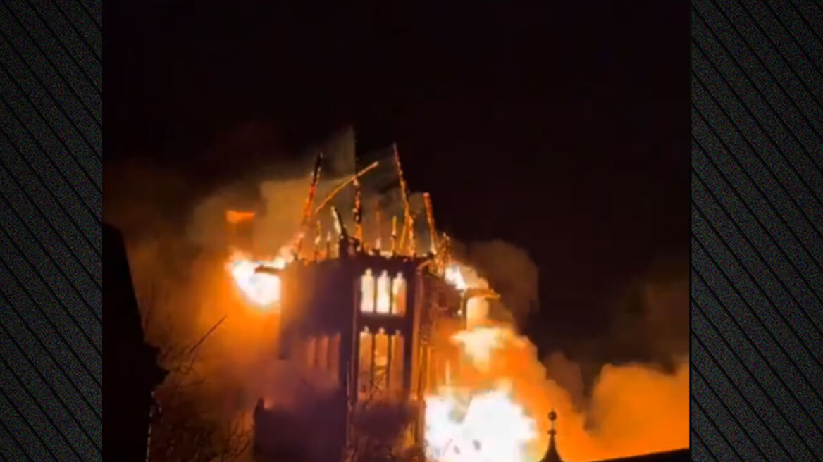 Γιγαντιαία πυρκαγιά κατέστρεψε ναό του 19ου αιώνα στο Άμστερνταμ, δείτε βίντεο
