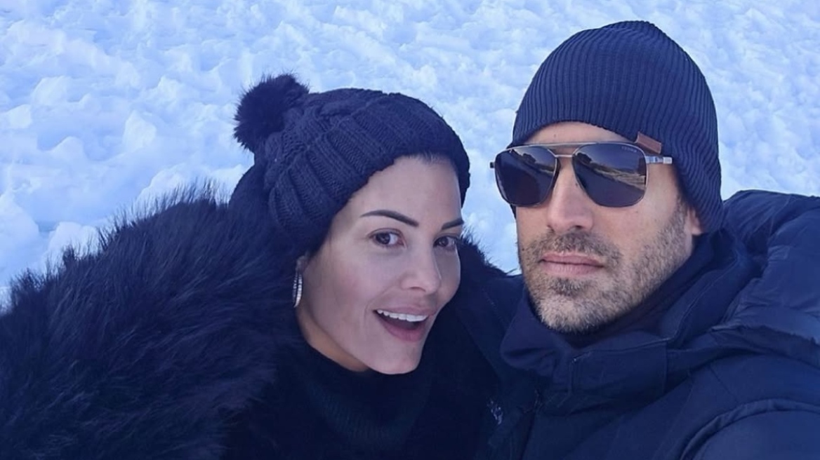 Η Μαρία Κορινθίου υποδέχτηκε το νέο έτος με τον σύντροφό της στις ιταλικές Άλπεις